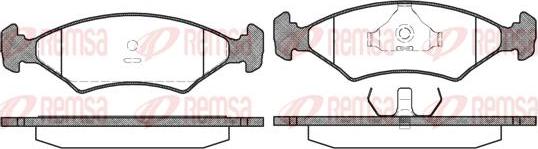 Kawe 0119 20 - Set placute frana,frana disc aaoparts.ro