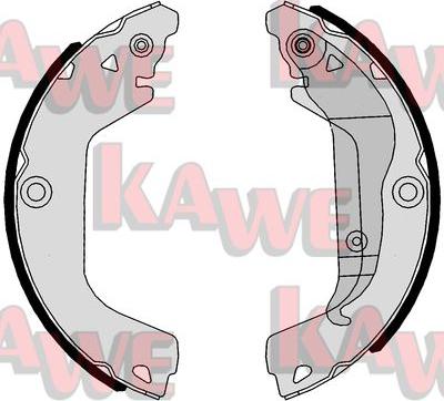 Kawe 01112 - Set saboti frana aaoparts.ro