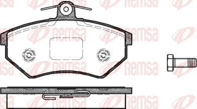 Kawe 0134 40 - Set placute frana,frana disc aaoparts.ro