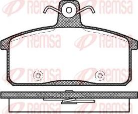 Kawe 0128 50 - Set placute frana,frana disc aaoparts.ro