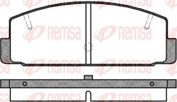 GMC 2404501 - Set placute frana,frana disc aaoparts.ro