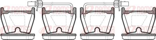 Kawe 0896 02 - Set placute frana,frana disc aaoparts.ro