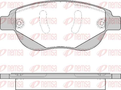 Kawe 0841 40 - Set placute frana,frana disc aaoparts.ro