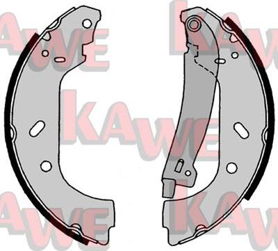 Kawe 08640 - Set saboti frana aaoparts.ro