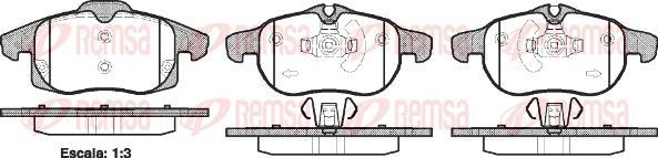 Kawe 0888 40 - Set placute frana,frana disc aaoparts.ro