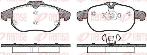 Kawe 0888 00 - Set placute frana,frana disc aaoparts.ro