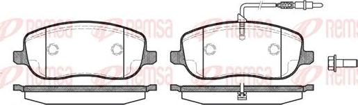 Kawe 0879 12 - Set placute frana,frana disc aaoparts.ro