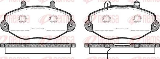 Kawe 0392 02 - Set placute frana,frana disc aaoparts.ro