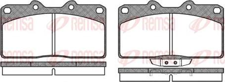 Kawe 0355 02 - Set placute frana,frana disc aaoparts.ro