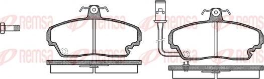 Kawe 0252 01 - Set placute frana,frana disc aaoparts.ro