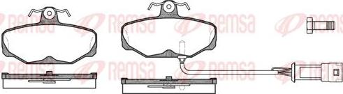 Kawe 0205 02 - Set placute frana,frana disc aaoparts.ro