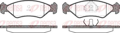 Kawe 0285 10 - Set placute frana,frana disc aaoparts.ro