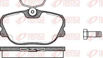 Kawe 0280 00 - Set placute frana,frana disc aaoparts.ro