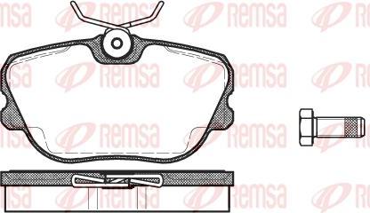 Kawe 0280 10 - Set placute frana,frana disc aaoparts.ro