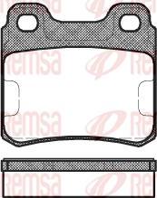 Kawe 0282 00 - Set placute frana,frana disc aaoparts.ro
