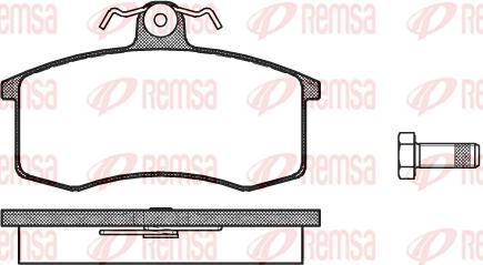 Kawe 0221 00 - Set placute frana,frana disc aaoparts.ro