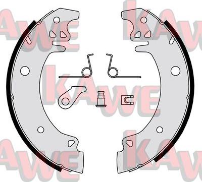 Kawe 02751 - Set saboti frana aaoparts.ro