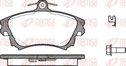 Kawe 0708 02 - Set placute frana,frana disc aaoparts.ro