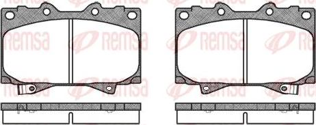 Kawe 0707 04 - Set placute frana,frana disc aaoparts.ro