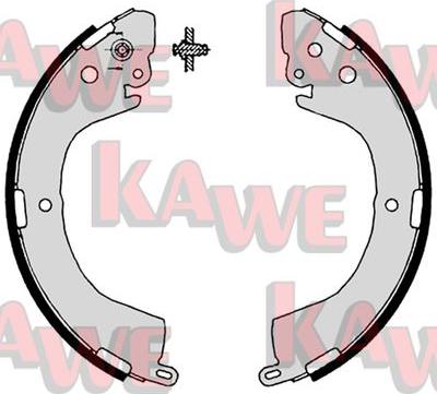 Kawe 07890 - Set saboti frana aaoparts.ro