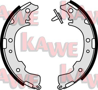 Kawe 07840 - Set saboti frana aaoparts.ro