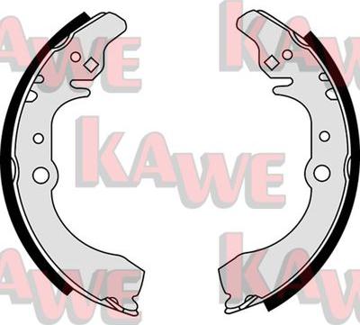 Kawe 07880 - Set saboti frana aaoparts.ro