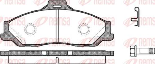 Kawe 0730 01 - Set placute frana,frana disc aaoparts.ro