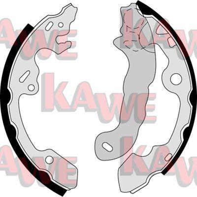 Kawe 07380 - Set saboti frana aaoparts.ro