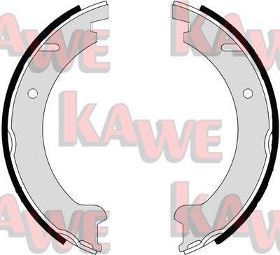 Kawe 07235 - Set saboti frana, frana de mana aaoparts.ro