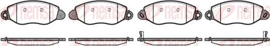 Kawe 0772 12 - Set placute frana,frana disc aaoparts.ro