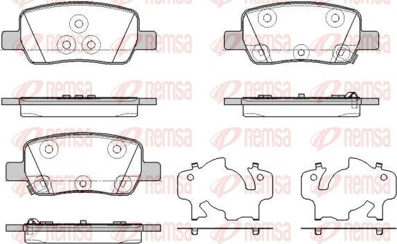 Kawe 1942 02 - Set placute frana,frana disc aaoparts.ro