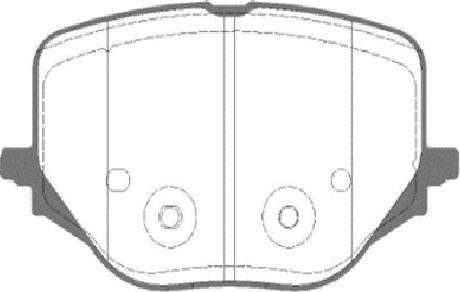 Kawe 1950 00 - Set placute frana,frana disc aaoparts.ro