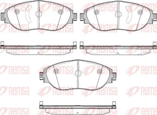 Kawe 1470 00 - Set placute frana,frana disc aaoparts.ro