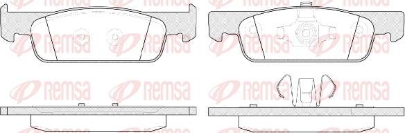 Kawe 1540 00 - Set placute frana,frana disc aaoparts.ro