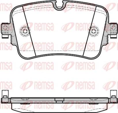 Kawe 1668 08 - Set placute frana,frana disc aaoparts.ro