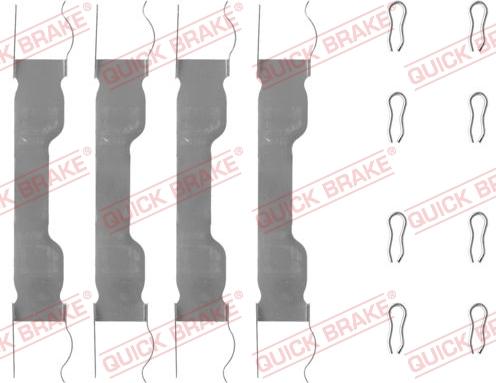 Kawe 109-0909 - Set accesorii, placute frana aaoparts.ro