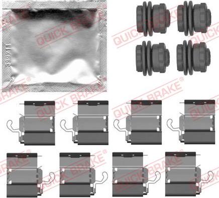 Kawe 109-0140 - Set accesorii, placute frana aaoparts.ro