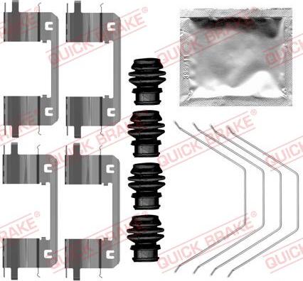 Kawe 109-0141 - Set accesorii, placute frana aaoparts.ro