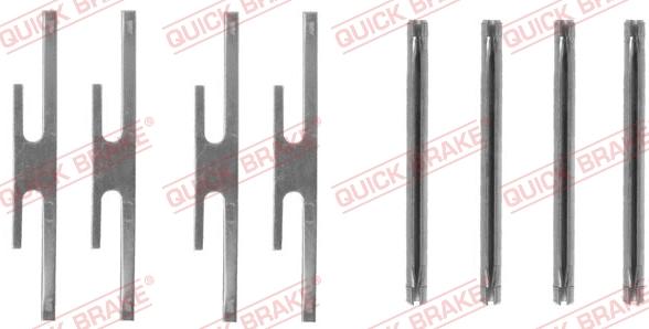 Kawe 109-1065 - Set accesorii, placute frana aaoparts.ro