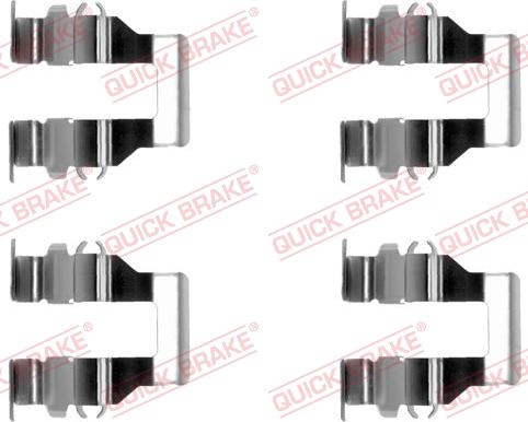 Kawe 109-1199 - Set accesorii, placute frana aaoparts.ro