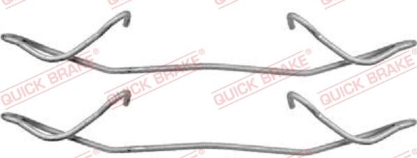 Kawe 109-1180 - Set accesorii, placute frana aaoparts.ro