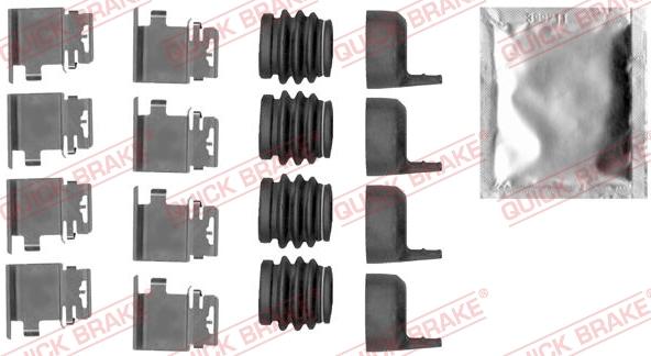 Kawe 109-1890 - Set accesorii, placute frana aaoparts.ro
