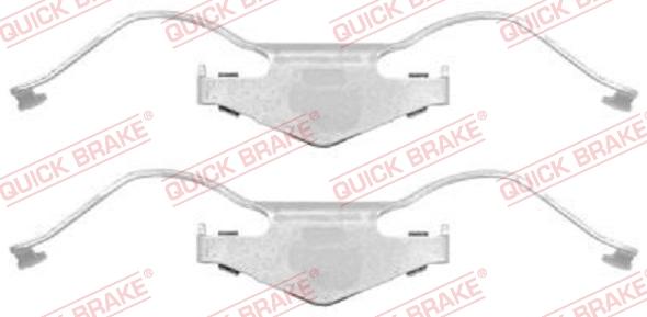 Kawe 109-1297 - Set accesorii, placute frana aaoparts.ro