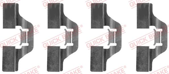 Kawe 109-1211 - Set accesorii, placute frana aaoparts.ro