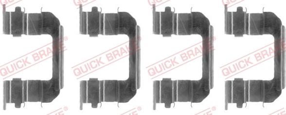 Kawe 109-1287 - Set accesorii, placute frana aaoparts.ro