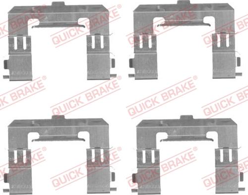 Kawe 109-1715 - Set accesorii, placute frana aaoparts.ro