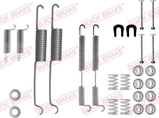 Kawe 105-0518 - Set accesorii, sabot de frana aaoparts.ro