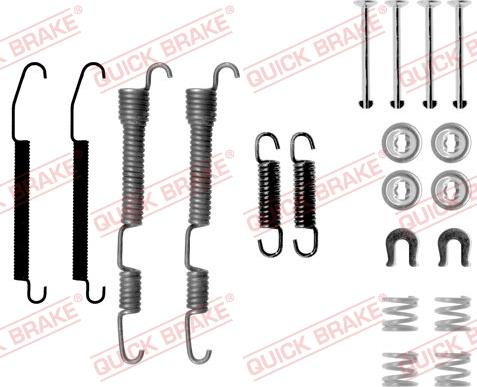Kawe 105-0761 - Set accesorii, sabot de frana aaoparts.ro
