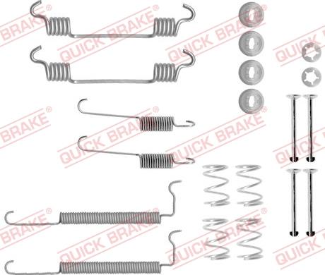 Kawe 105-0710 - Set accesorii, sabot de frana aaoparts.ro