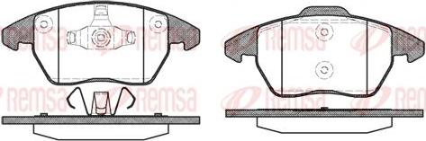 Kawe 1030 10 - Set placute frana,frana disc aaoparts.ro